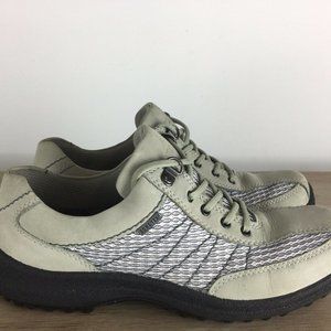 Hotter Comfort Gray Suede Gore-Tex Walking Shoes